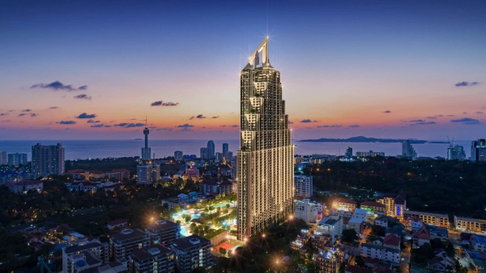 คอนโด grand solaire ราคาดี 1ห้องนอน 1ห้องน้ำ วิวทะเลจอมเทียน