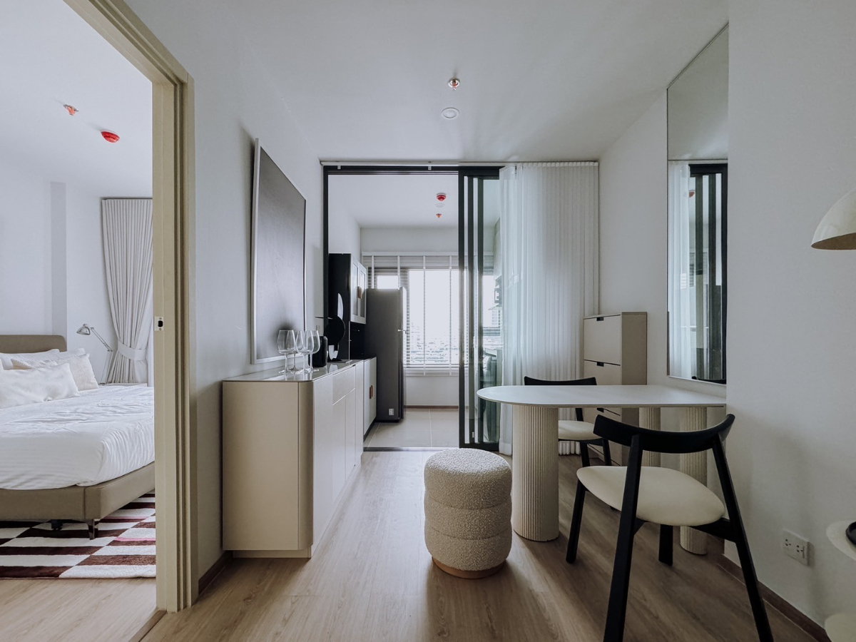 รูป Condo for RENT : Life Rama 4 Asoke 𝐒𝐢𝐳𝐞 : 35 sqm. 1 Bed 1 Bath / City View 18th floor Fully furnished - รูปที่ 9/16