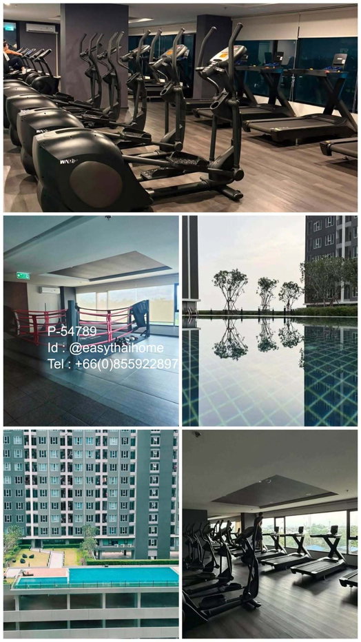 รูป P-54789 |  (รีเจ้นท์โฮม บางนา) 🔥✨ คอนโดให้เช่า 1 ห้องนอน ชั้นสูง วิวเมือง เฟอร์นิเจอร์ครบ พร้อมเครื่องซักผ้า ใกล้ BTS บางนา พร้อมเข้าอยู่ ✨ - รูปที่ 5/13