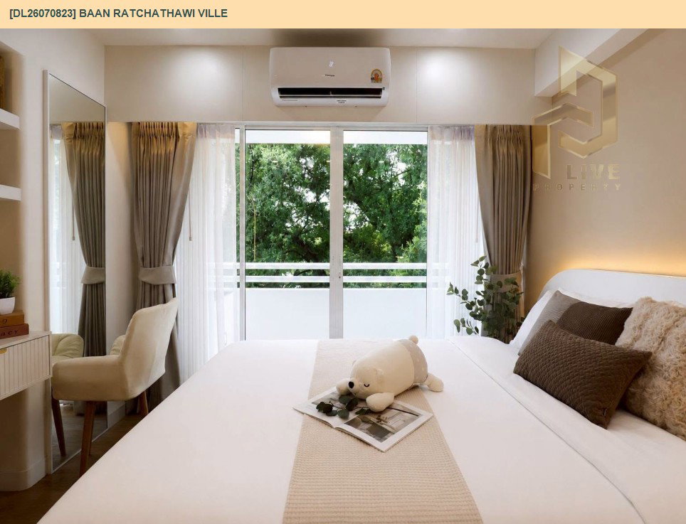 รูป DL26070823 ขายคอนโด บ้าน ราชเทวี วิลล์ (Baan Ratchathawi Ville) ใกล้ - พร้อมเข้าอยู่ โทรด่วน 0653619502 LineID @952jdxxk - รูปที่ 10/14