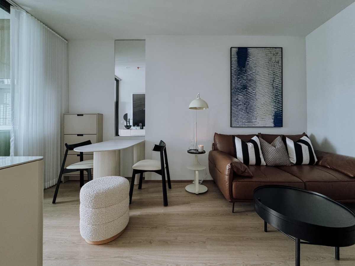 รูป Condo for RENT : Life Rama 4 Asoke 𝐒𝐢𝐳𝐞 : 35 sqm. 1 Bed 1 Bath / City View 18th floor Fully furnished - รูปที่ 1/16