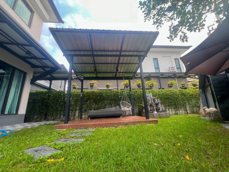 รูป ให้เช่า บ้านเดี่ยวหลังมุม Centro ราชพฤกษ์–สวนผัก ทำเลศักยภาพ ติดสวนส่วนกลาง หน้าบ้านไม่ชนใคร บรรยากาศเงียบสงบ เป็นส่วนตัว พร้อมเข้าอยู่ (H6925) - รูปที่ 7/8