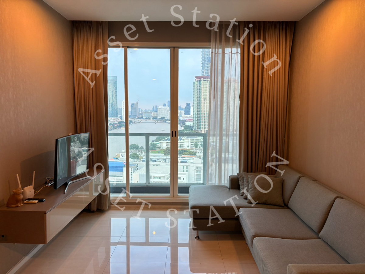 รูป ด่วน 🌊 คอนโดหรู MENAM RESIDENCES ห้องแต่งโมเดิร์น วิวแม่น้ำสุดอลังการ ใกล้ BTS สะพานตากสิน🚅 - รูปที่ 2/11