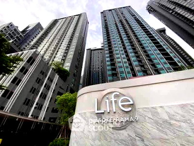 คอนโดให้เช่า : ราคาน่าสนใจ ห้อง 1 ห้องนอน ชั้น 34 Life Asoke - Rama 9 ใกล้ MRT พระราม 9 (ID 2735075)