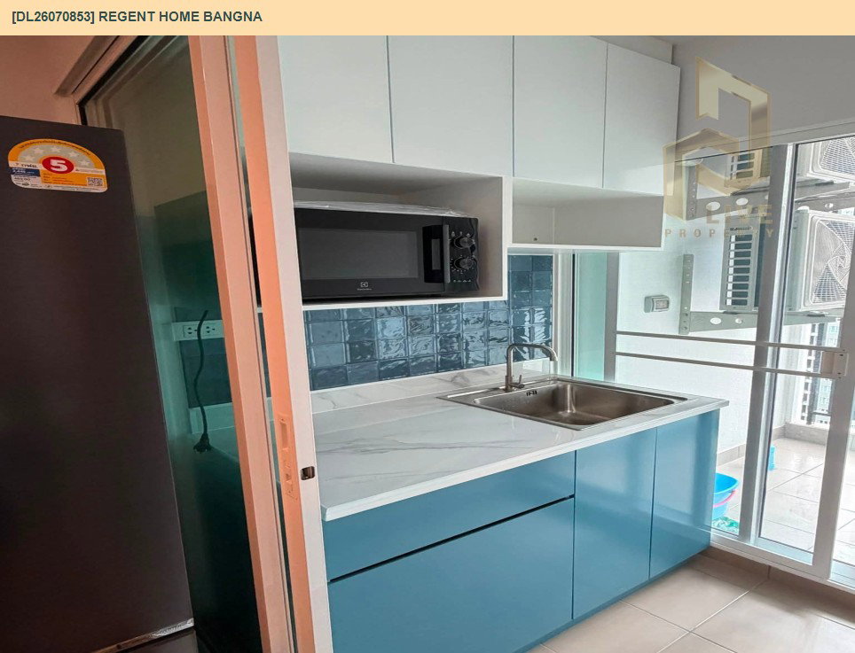 รูป DL26070853 ให้เช่าคอนโด รีเจ้นท์ โฮม บางนา (Regent home bangna) ใกล้ BTS บางนา พร้อมเข้าอยู่ โทรด่วน 0638692663 LineID @952jdxxk - รูปที่ 5/6