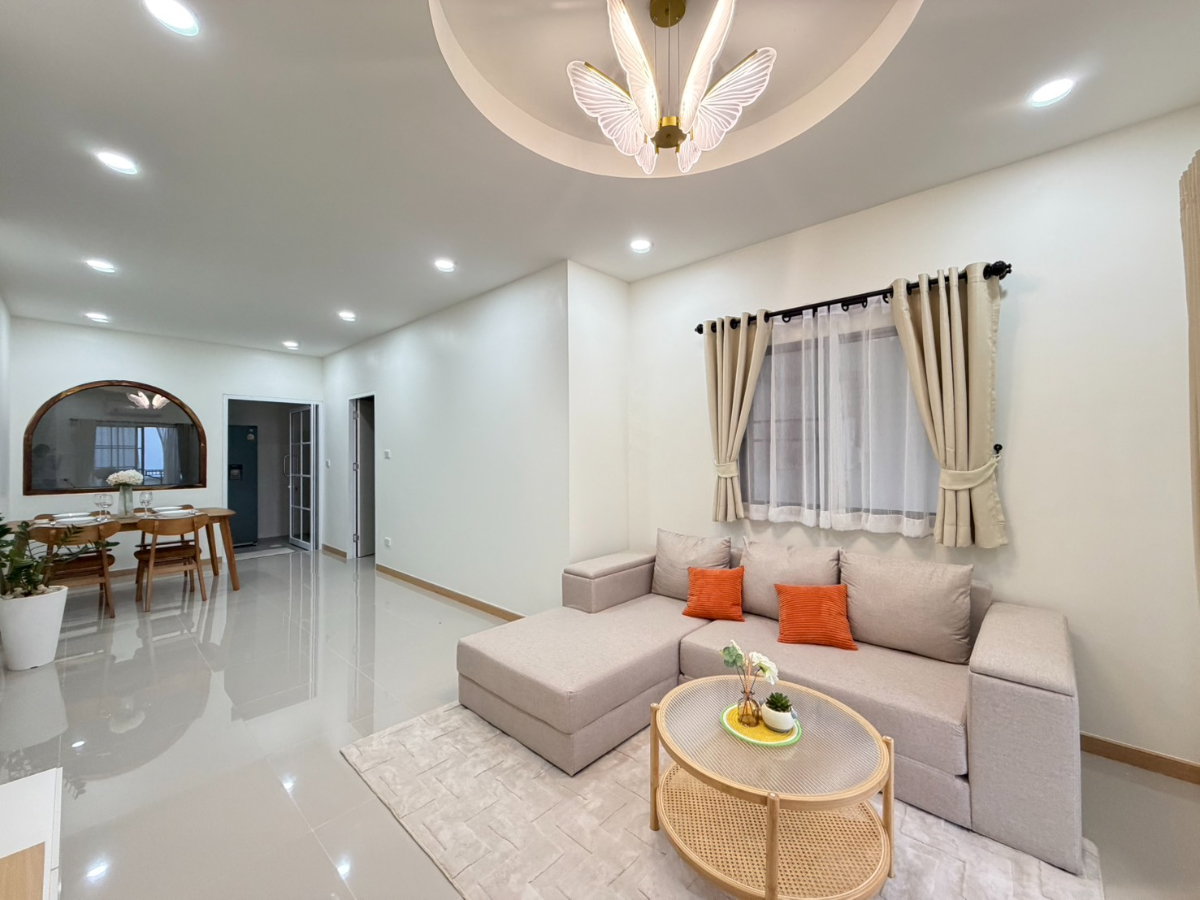 รูป  ให้เช่า 🏡 บ้านเดี่ยวชั้นเดียว 3 ห้องนอน พร้อมเฟอร์นิเจอร์ครบ ทำเลรวมโชค เชียงใหม่  #A4-H0595 - รูปที่ 13/37
