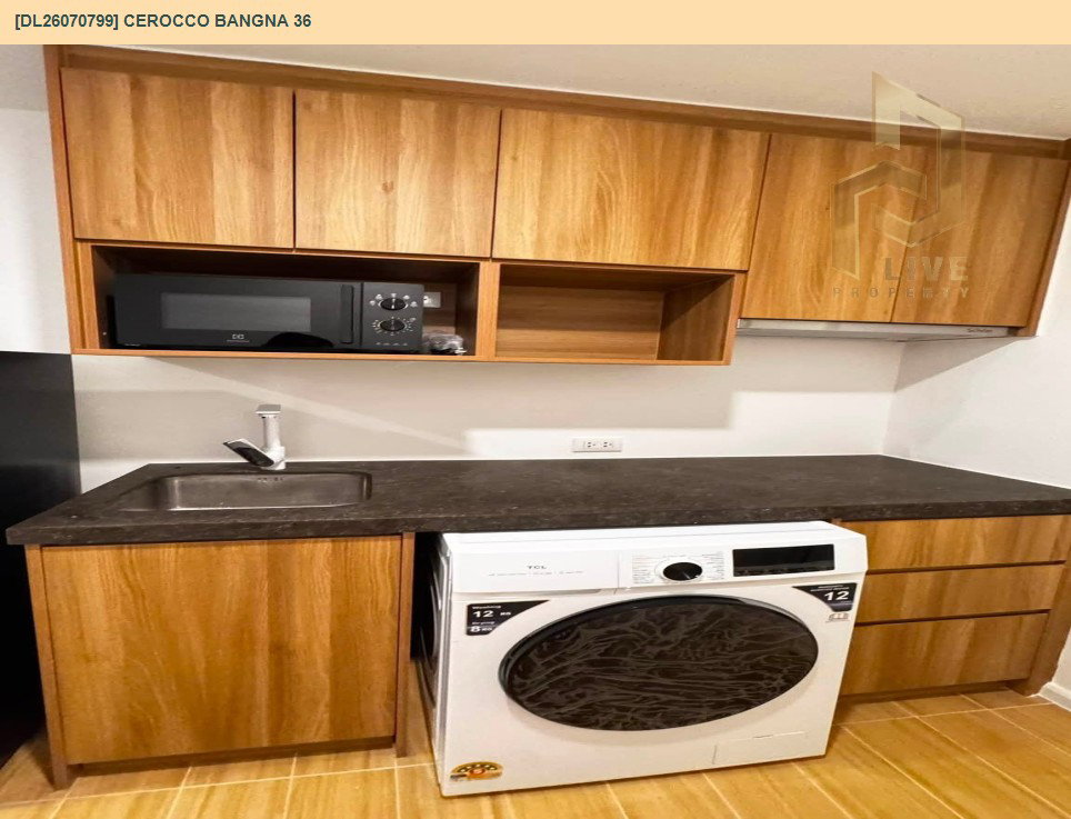 รูป DL26070799 ให้เช่าคอนโด ซีรอคโค บางนา 36 (Cerocco Bangna 36) ใกล้ - พร้อมเข้าอยู่ โทรด่วน 0653619502 LineID @952jdxxk - รูปที่ 8/10