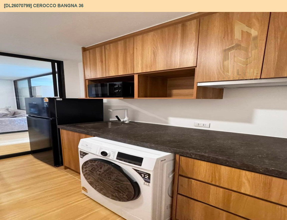 รูป DL26070799 ให้เช่าคอนโด ซีรอคโค บางนา 36 (Cerocco Bangna 36) ใกล้ - พร้อมเข้าอยู่ โทรด่วน 0653619502 LineID @952jdxxk - รูปที่ 6/10