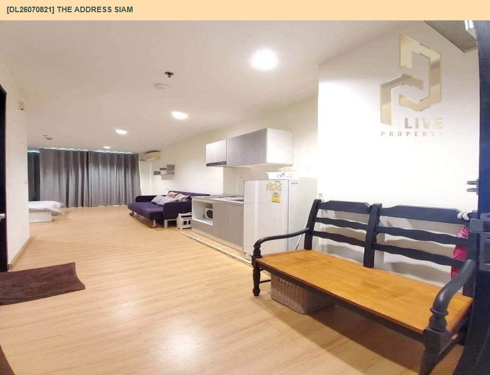 รูป DL26070821 ให้เช่าคอนโด ดิ แอดเดรส สยาม (The Address Siam) ใกล้ BTS ราชเทวี พร้อมเข้าอยู่ โทรด่วน 0614453194 LineID @952jdxxk - รูปที่ 2/6