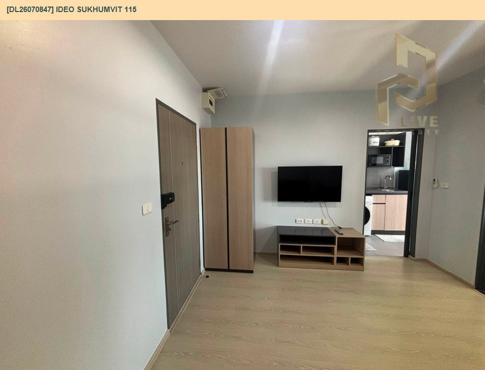 รูป DL26070847 ให้เช่าคอนโด ไอดีโอ สุขุมวิท 115 (IDEO Sukhumvit 115 ) ใกล้ BTS ปู่เจ้า พร้อมเข้าอยู่ โทรด่วน 0653619502 LineID @952jdxxk - รูปที่ 2/6