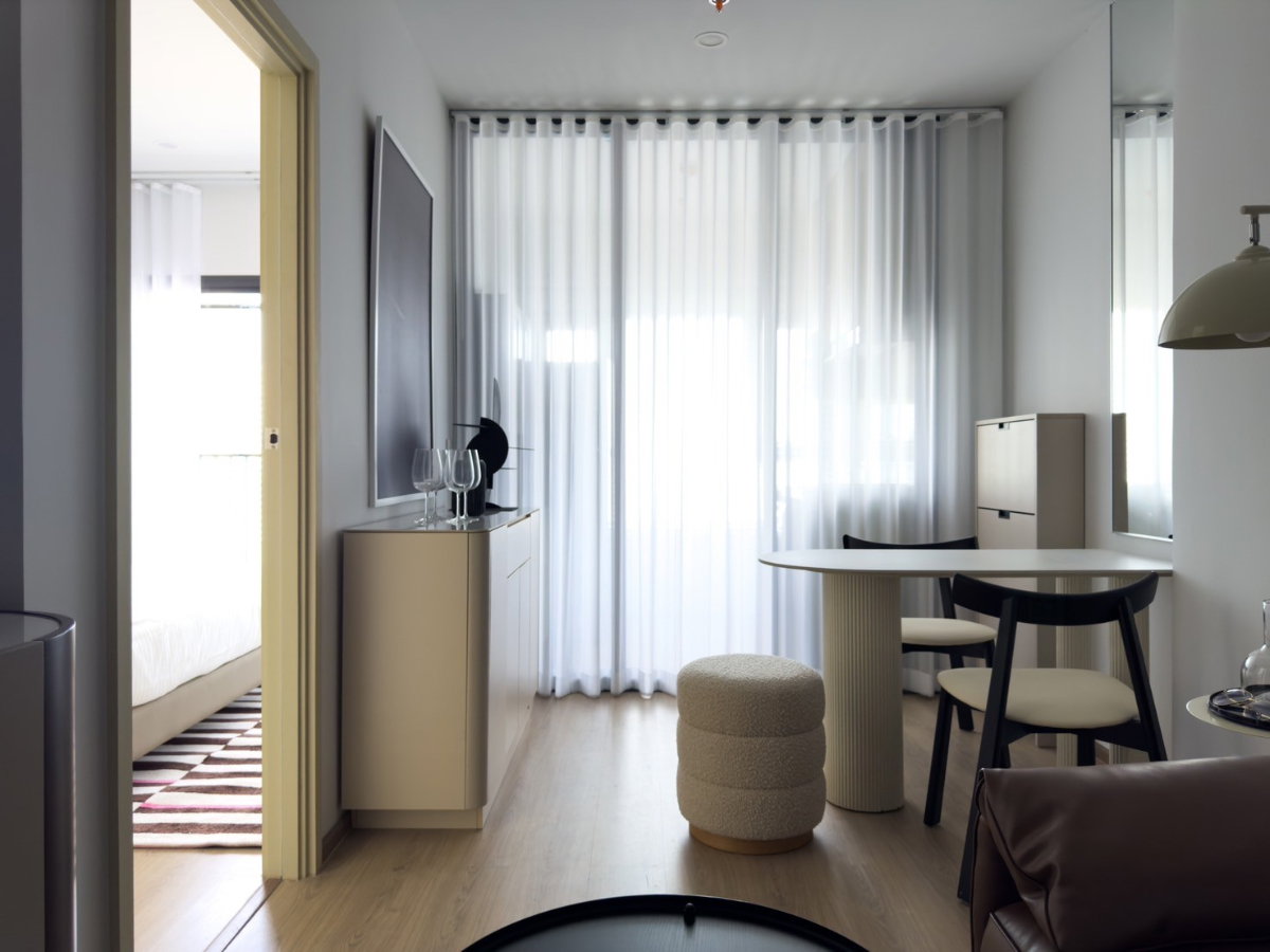 รูป Condo for RENT : Life Rama 4 Asoke 𝐒𝐢𝐳𝐞 : 35 sqm. 1 Bed 1 Bath / City View 18th floor Fully furnished - รูปที่ 11/16
