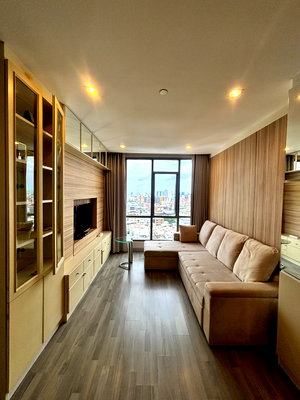 คอนโดให้เช่า : Available for rent! The Room Rama.4 Spacious 1 Bedroom with 60 sqm. Best price 28K only. Ready to move in.