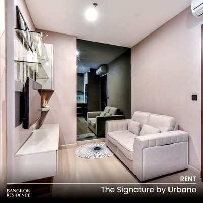 คอนโดให้เช่า : เช่าคอนโด 💥 The Signature by Urbano 2นอน 48ตร.ม. 28k 💥  ราคาพิเศษ ใกล้ BTS สะพานควาย 