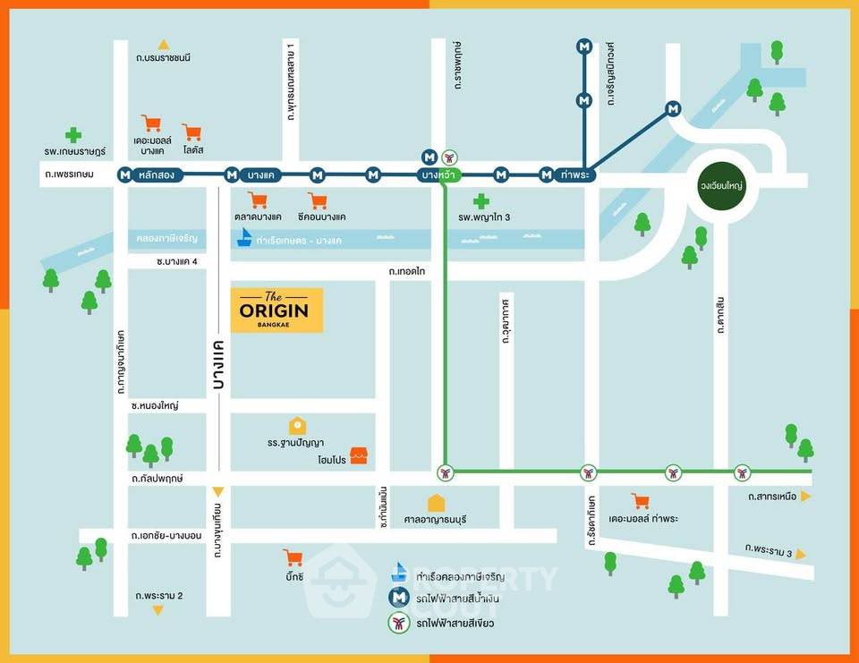 picture 1-BR Condo, The Origin Bangkae, Bang Khae Area (ID 3087161) - 12/12