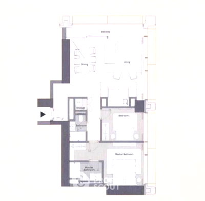 Condos for sale : High-Floor 2-BR 92 Sqm For Sale At Nimit Langsuan, BTS Ratchadamri (ID 3083177)