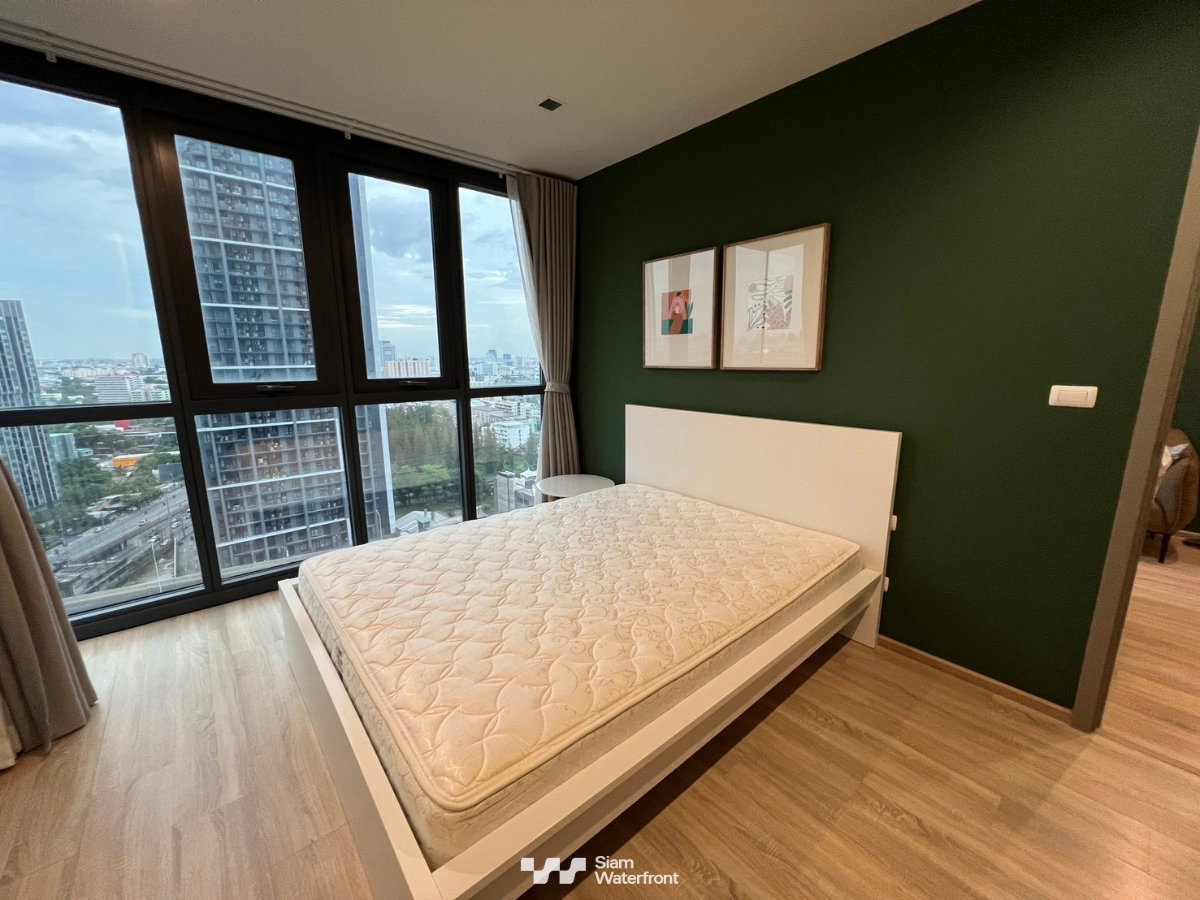🔥ขายขาดทุน🔥The Base Garden Rama 9, 2ห้องนอน/1ห้องน้ำ 53.61sqm ชั้น21  ใกล้ทางด่วนศรีรัช/APLรามคำแหง โทร087-355-2274