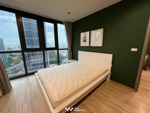 🔥ขายขาดทุน🔥The Base Garden Rama 9, 2ห้องนอน/1ห้องน้ำ 53.61sqm ชั้น21  ใกล้ทางด่วนศรีรัช/APLรามคำแหง โทร087-355-2274