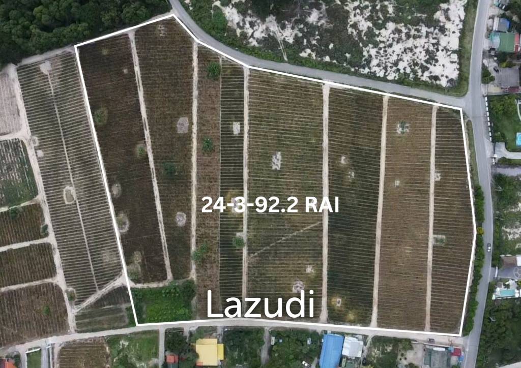 รูป ที่ดินเปล่า 24 ไร่ วิวภูเขา ทำเลใกล้สนามกอล์ฟ หัวหิน - รูปที่ 4/9