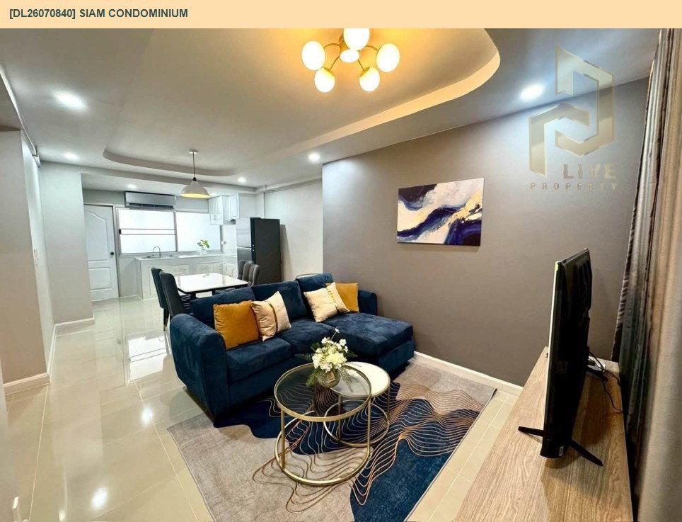 รูป DL26070840 ให้เช่าคอนโด สยาม คอนโดมิเนียม (Siam Condominium) ใกล้ - พร้อมเข้าอยู่ โทรด่วน 0614453194 LineID @952jdxxk - รูปที่ 2/7
