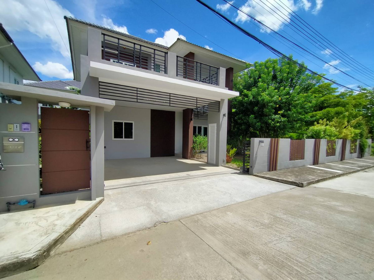 รูป ให้เช่า 🏡 บ้านเดี่ยว 2 ชั้น 3 ห้องนอน ในโครงการ พร้อมเฟอร์นิเจอร์ครบ ทำเลหางดง เชียงใหม่  #AHD-H0300 - รูปที่ 38/39
