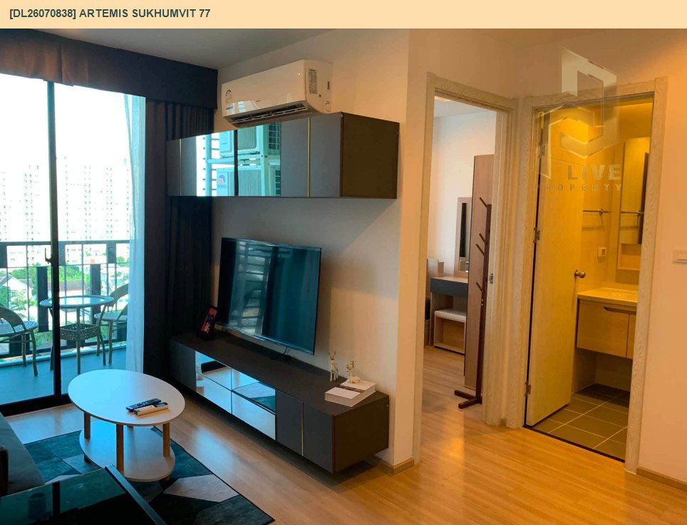รูป DL26070838 ให้เช่าคอนโด อาร์ทีมิส สุขุมวิท 77 (Artemis Sukhumvit 77) ใกล้ BTS อ่อนนุช พร้อมเข้าอยู่ โทรด่วน 0653619502 LineID @952jdxxk - รูปที่ 6/8