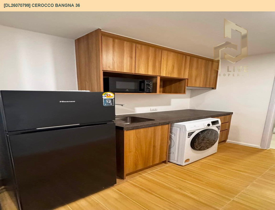 รูป DL26070799 ให้เช่าคอนโด ซีรอคโค บางนา 36 (Cerocco Bangna 36) ใกล้ - พร้อมเข้าอยู่ โทรด่วน 0653619502 LineID @952jdxxk - รูปที่ 7/10