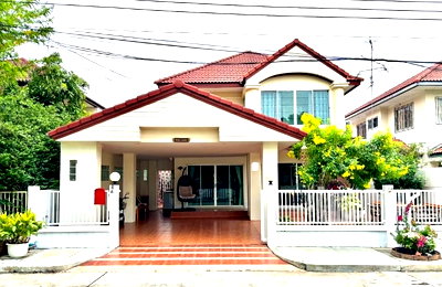 บ้านเดี่ยว ถนนนิมิตรใหม่ : บ้านเดี่ยว 2 ชั้นพร้อมอยู่ หมู่บ้านสัมมากร มีนบุรี 2