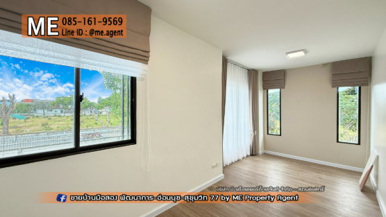 รูป ซื้อด่วน! ทาวน์เฮ้าส์ รีโนเวทใหม่ พฤกษาวิลล์ 57 พัฒนาการ 32 หลังมุม หน้าบ้านไม่ชนกับใคร เดินทางเข้าสุขุมวิทได้ง่าย โทร 064-954-9619 (TB61-27) - รูปที่ 10/18