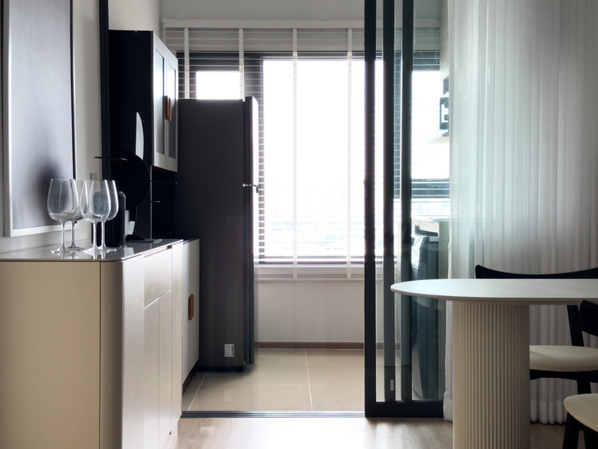 รูป Condo for RENT : Life Rama 4 Asoke 𝐒𝐢𝐳𝐞 : 35 sqm. 1 Bed 1 Bath / City View 18th floor Fully furnished - รูปที่ 12/16