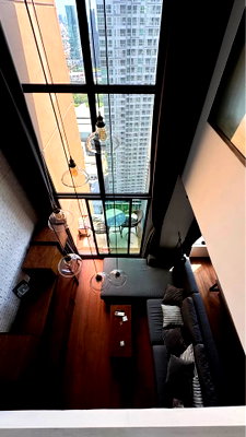 คอนโดให้เช่า : R927/[ให้เช่า] วิลล่า อโศก (Villa Asoke) | ห้องมุมแต่งหรูสไตล์ Duplex Sky-Home (ชั้น 35-36)