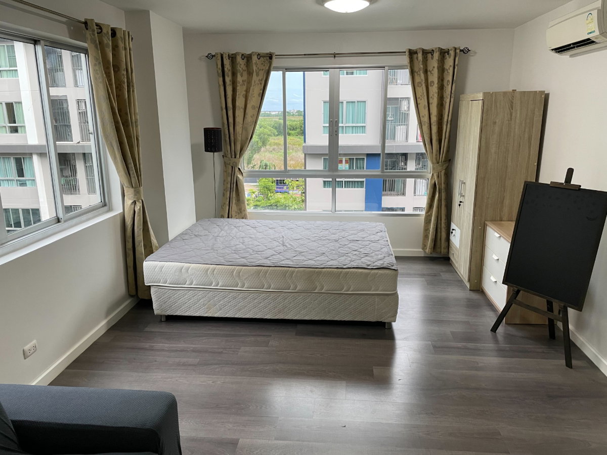 รูป 🔑 ให้เช่า dcondo Campus Resort Bangna — อาคาร A ชั้น 6 ห้องหัวมุม ทิศใต้ - รูปที่ 1/11