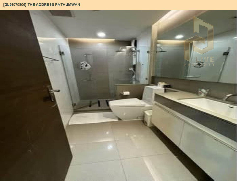 รูป DL26070805 ให้เช่าคอนโด ดิ แอดเดรส ปทุมวัน (The Address Pathumwan) ใกล้ BTS พญาไท พร้อมเข้าอยู่ โทรด่วน 0614453194 LineID @952jdxxk - รูปที่ 7/7