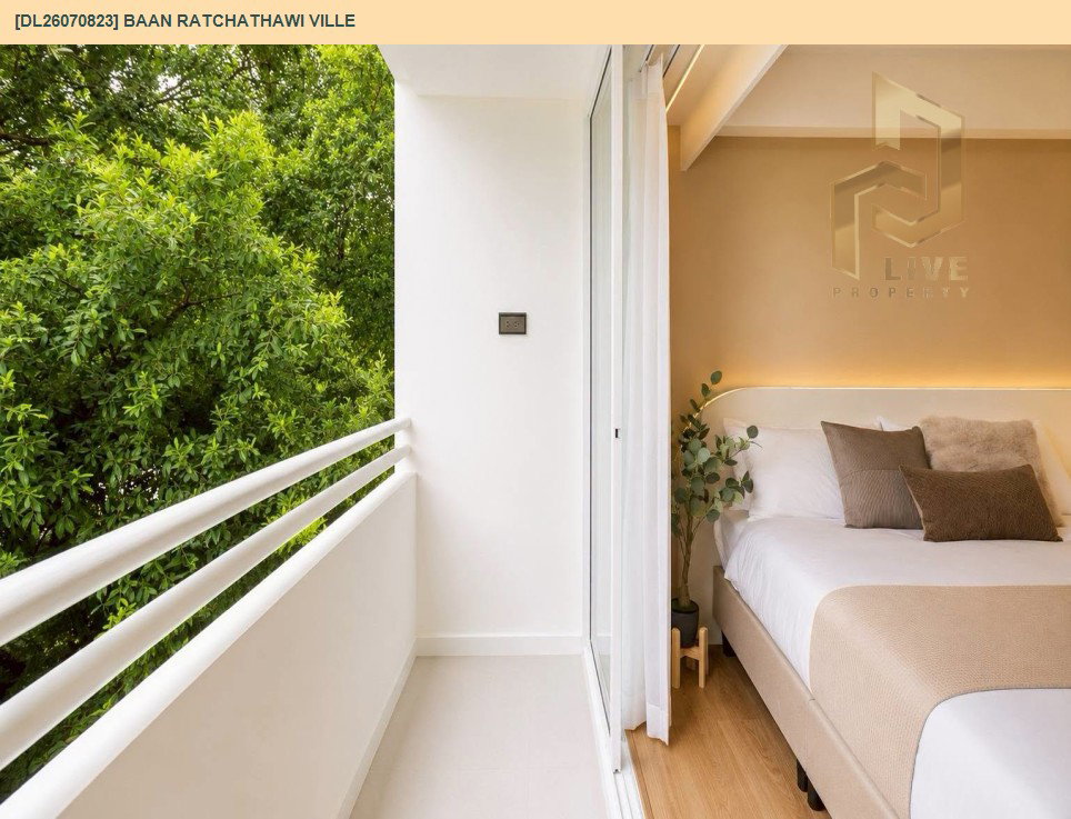 รูป DL26070823 ขายคอนโด บ้าน ราชเทวี วิลล์ (Baan Ratchathawi Ville) ใกล้ - พร้อมเข้าอยู่ โทรด่วน 0653619502 LineID @952jdxxk - รูปที่ 14/14