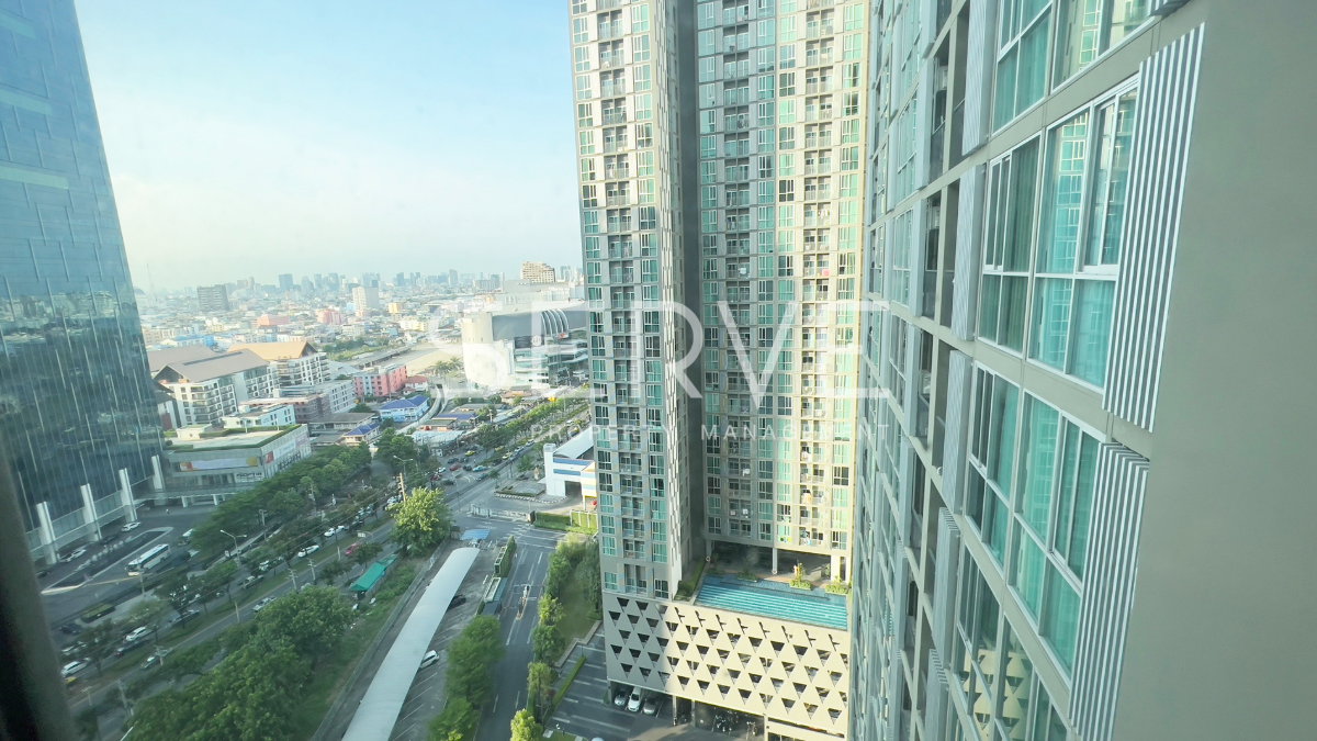 รูป 🔥ราคาหลุดจองมา 13K- ห้องมุม สตูดิโอ กั้นเป็นสัดส่วน แต่งสวย วิวดี เฟอร์ครบ พร้อมเข้าอยู่ คอนโดทำเลดีติด MRTศูนย์วัฒนธรรม  @  Noble Revolve Ratchada 2  - รูปที่ 5/6