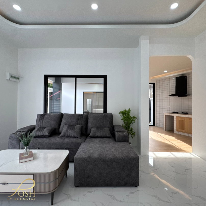 รูป บ้านเดี่ยวรีโนเวทใหม่ ดุสิตบุรี สามกอง–รัษฎา ใกล้สี่แยกราชภัฏ, บ้านที่ออกแบบมาเพื่อคนที่ต้องการพื้นที่ใช้สอยมากกว่าทั่วไป สามารถจอดรถได้มากกว่า5คัน - รูปที่ 3/39