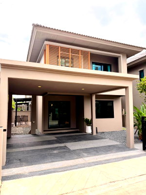 เช่าบ้านเดี่ยว สมุทรปราการ : ให้เช่าบ้านเดี่ยว Areeya Como Botanica บางนา 1 บ้านแต่งครบ พร้อมเข้าอยู่ ใกล้ Mega Bangna