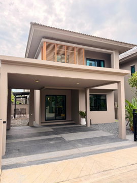 ให้เช่าบ้านเดี่ยว Areeya Como Botanica บางนา 1 บ้านแต่งครบ พร้อมเข้าอยู่ ใกล้ Mega Bangna