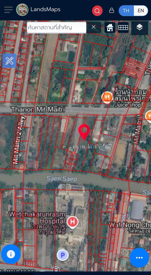 รูป ขายที่ดินติดถนนมิตรไมตรี เขตหนองจอก กทม. - รูปที่ 8/9