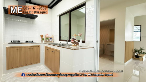 รูป ซื้อด่วน! ทาวน์เฮ้าส์ รีโนเวทใหม่ พฤกษาวิลล์ 57 พัฒนาการ 32 หลังมุม หน้าบ้านไม่ชนกับใคร เดินทางเข้าสุขุมวิทได้ง่าย โทร 064-954-9619 (TB61-27) - รูปที่ 3/18