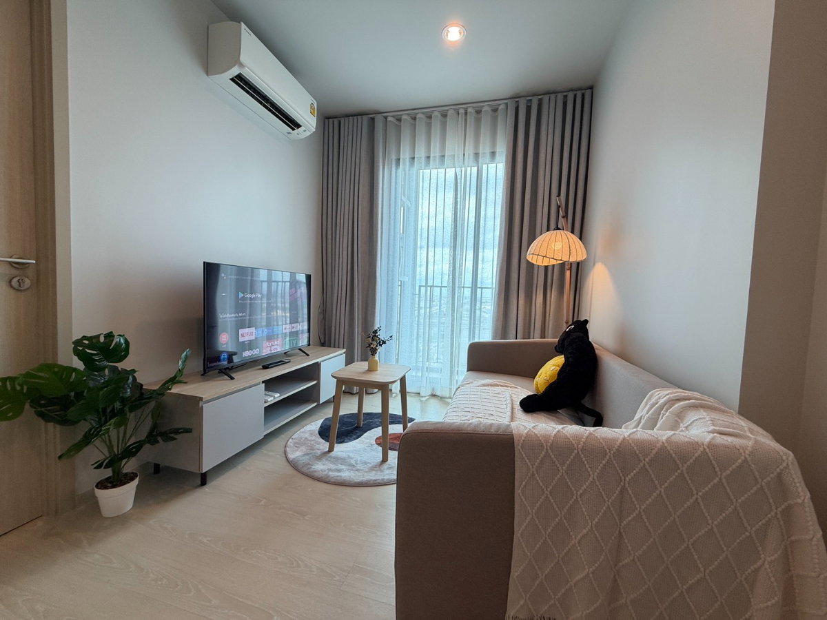 รูป 🏡 ให้เช่า Noble New Mega Plus Bangna ห้องใหม่ แต่งสวย พร้อมเข้าอยู่! ✨ห้องใหม่เอี่ยม ตกแต่งครบ พร้อมเครื่องใช้ไฟฟ้าและเฟอร์นิเจอร์ - รูปที่ 1/9