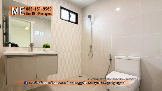 รูป ซื้อด่วน! ทาวน์เฮ้าส์ รีโนเวทใหม่ พฤกษาวิลล์ 57 พัฒนาการ 32 หลังมุม หน้าบ้านไม่ชนกับใคร เดินทางเข้าสุขุมวิทได้ง่าย โทร 064-954-9619 (TB61-27) - รูปที่ 18/18