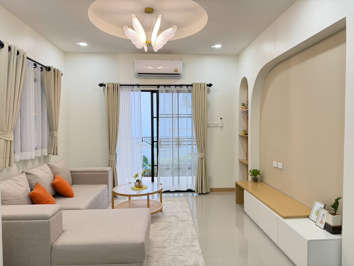 รูป  ให้เช่า 🏡 บ้านเดี่ยวชั้นเดียว 3 ห้องนอน พร้อมเฟอร์นิเจอร์ครบ ทำเลรวมโชค เชียงใหม่  #A4-H0595 - รูปที่ 14/37