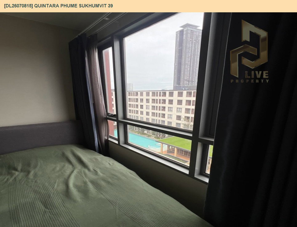 รูป DL26070815 ให้เช่าคอนโด ควินทารา ภูม สุขุมวิท 39 (Quintara Phume Sukhumvit 39) ใกล้ BTS พร้อมพงษ์ พร้อมเข้าอยู่ โทรด่วน 0653619502 LineID @952jdxxk - รูปที่ 14/14
