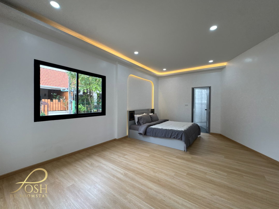 รูป บ้านเดี่ยวรีโนเวทใหม่ ดุสิตบุรี สามกอง–รัษฎา ใกล้สี่แยกราชภัฏ, บ้านที่ออกแบบมาเพื่อคนที่ต้องการพื้นที่ใช้สอยมากกว่าทั่วไป สามารถจอดรถได้มากกว่า5คัน - รูปที่ 22/39