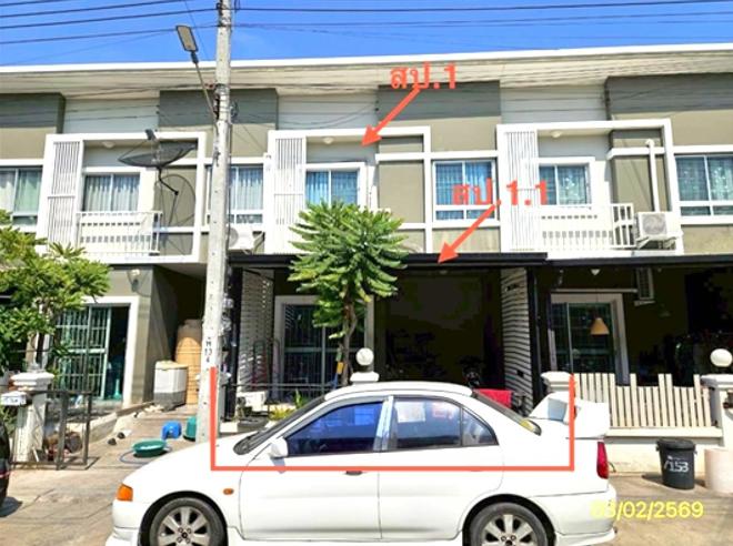 ขายทาวน์โฮม : ทาวน์เฮ้าส์ 16.2 ตร.วา เดอะซิตี้ นิรันดร์ วิลล์ 16 บางพลี สมุทรปราการ 1.8M