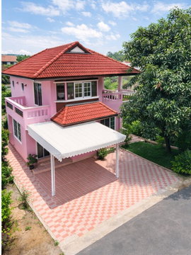 Near MRT Sam Yaek Bang Yai, 280 m., with furniture. Next to Kasemrad Hospital, Rattanathibet 600 m., Central Westgate 980 m. 2-story house, 4