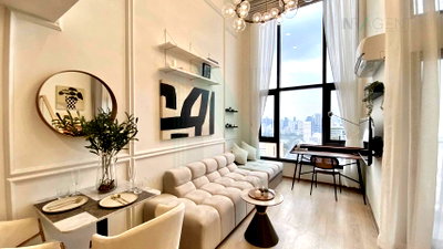 Condos for rent : 🎉 For Rent Condo LIFE RAMA 4-ASOKE Building 1, Floor 35,Duplex, Room size 40 sqm