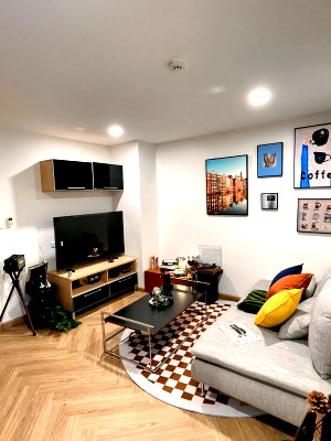 Condos for sale 700 Year Sports Arena Chiang Mai : Condo for sale, Punsuk The Urban, prime location Huay Kaew-Nimman, fully furnished and equipped with appliances. Near Nimmanhaemin. CH-6