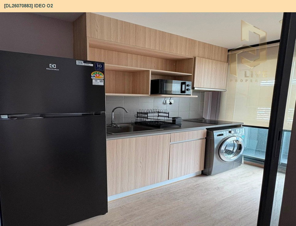 รูป DL26070883 ให้เช่าคอนโด ไอดีโอ โอทู (IDEO O2) ใกล้ BTS บางนา พร้อมเข้าอยู่ โทรด่วน 0614453194 LineID @952jdxxk - รูปที่ 10/11