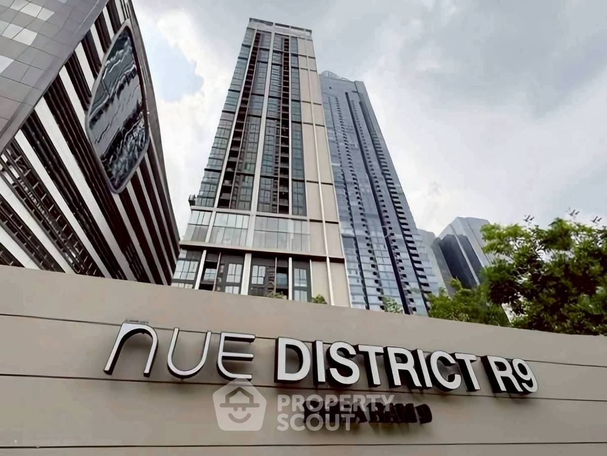 picture 2-BR Condo At Nue District R9, 12th-Floor Near MRT Phra Ram 9 (200m) (ID 3090941) - 1/12
